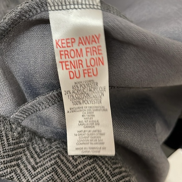 Hatley Perfect Fit Blazer Herringbone Charcoal Gray Medium - Picture 6 of 8